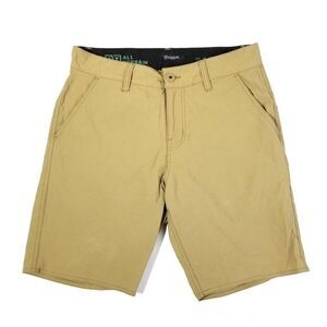Brixton All Terrain Hybrid UPF Ripstop Utility Stretch Shorts Khaki Tan Men 30